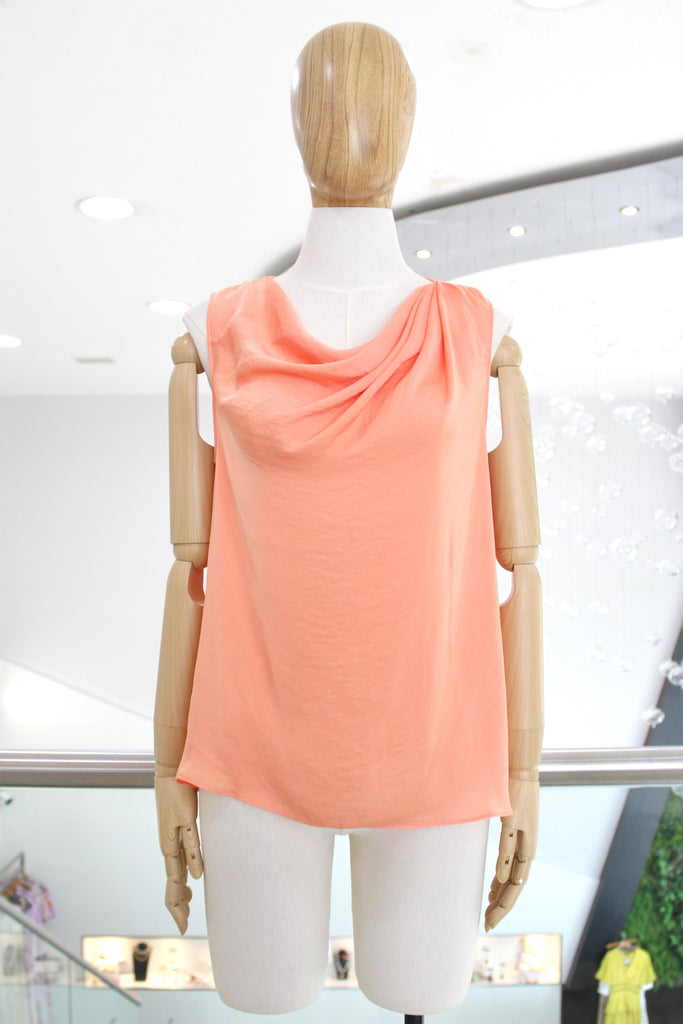 Blusa melón drapeado