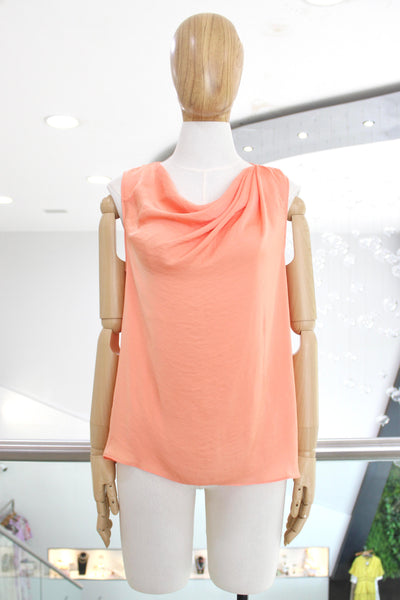 Blusa melón drapeado