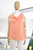 Blusa melón drapeado