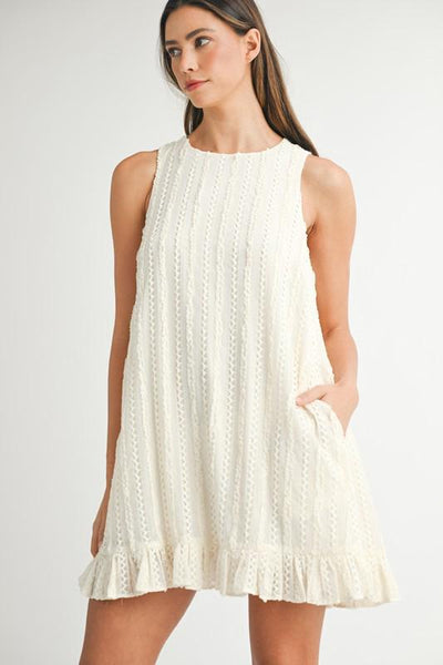 Vestido bordado perlas