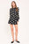 Conjunto polka dots negro