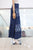Falda denim flores