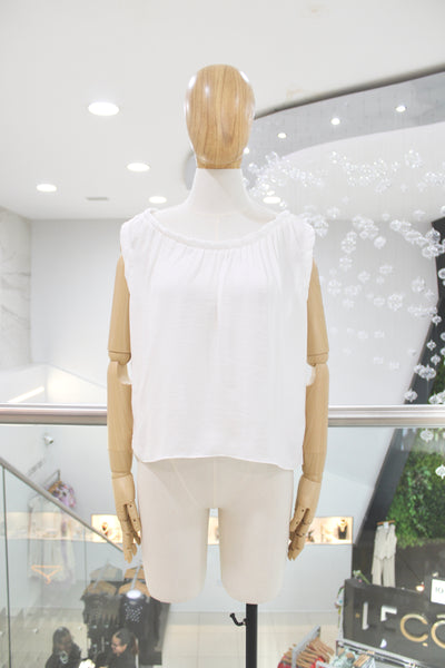Blusa blanca trenza