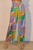 Conjunto satín multicolor