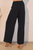 Pantalón negro pierna amplia