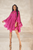Vestido gasa fucsia