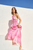 Vestido gasa rosa