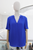 Blusa azul royal v