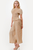 Conjunto plisado beige