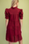 Vestido batita vino