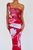 Vestido en gasa fucsia