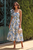 Vestido flores azul