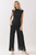 Conjunto plisado con flecos