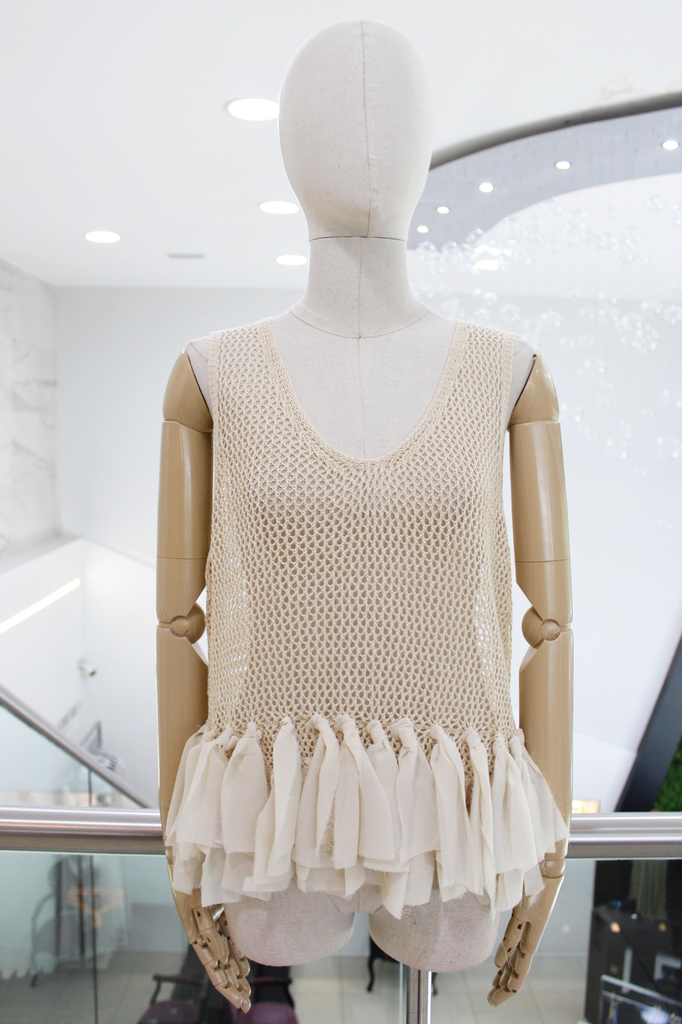 Blusa tejida red beige
