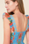 Vestido azul claro floral