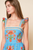 Vestido azul claro floral