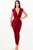Vestido lycra vino