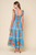 Vestido azul claro floral