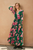Vestido floral verde