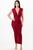 Vestido lycra vino