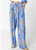 Pantalón floral azul