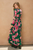 Vestido floral verde