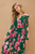 Vestido floral verde
