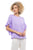 Blusa lila mangas