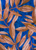 Vestido azul hojas