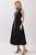 Vestido negro con blanco