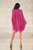 Vestido gasa fucsia