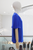 Blusa azul royal v