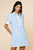 Vestido batita azul
