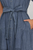 Vestido denim corto