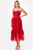 Vestido organza rojo