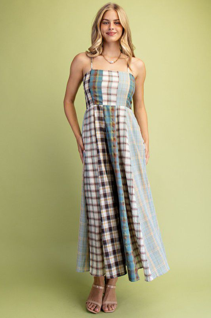 Vestido midi estampado