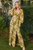 Vestido verde floral