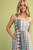 Vestido midi estampado