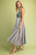 Vestido midi estampado