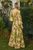 Vestido verde floral