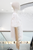 Blusa flores bordada blanca