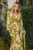 Vestido verde floral