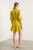 Vestido corto mostaza