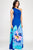 Vestido flor maxi azul