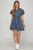 Vestido denim corto