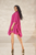 Vestido gasa fucsia