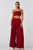 Conjunto top y pantalón rojo