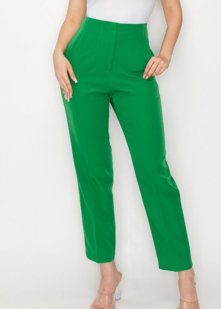 Pantalón vestir verde