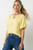 Blusa lazo amarillo claro