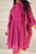 Vestido gasa fucsia